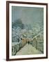 Snow in Louveciennes, 1878-Alfred Sisley-Framed Giclee Print