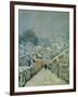 Snow in Louveciennes, 1878-Alfred Sisley-Framed Giclee Print