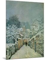 Snow in Louveciennes, 1878-Alfred Sisley-Mounted Giclee Print