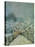 Snow in Louveciennes, 1878-Alfred Sisley-Stretched Canvas