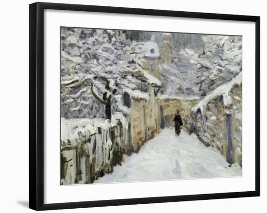 Snow in Louveciennes, c.1878-Alfred Sisley-Framed Giclee Print