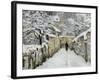 Snow in Louveciennes, c.1878-Alfred Sisley-Framed Giclee Print