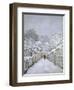 Snow in Louveciennes-Alfred Sisley-Framed Giclee Print