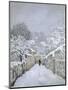 Snow in Louveciennes-Alfred Sisley-Mounted Giclee Print