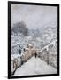 Snow in Louveciennes-Alfred Sisley-Framed Art Print