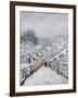 Snow in Louveciennes-Alfred Sisley-Framed Art Print