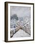 Snow in Louveciennes-Alfred Sisley-Framed Giclee Print