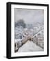 Snow in Louveciennes-Alfred Sisley-Framed Giclee Print