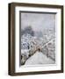 Snow in Louveciennes-Alfred Sisley-Framed Giclee Print