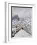 Snow in Louveciennes-Alfred Sisley-Framed Giclee Print