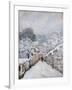 Snow in Louveciennes-Alfred Sisley-Framed Giclee Print