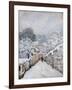 Snow in Louveciennes-Alfred Sisley-Framed Giclee Print