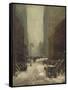 Snow in New York, 1902-Robert Henri-Framed Stretched Canvas