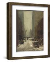 Snow in New York, 1902-Robert Henri-Framed Art Print