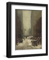 Snow in New York, 1902-Robert Henri-Framed Art Print