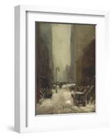 Snow in New York, 1902-Robert Henri-Framed Art Print