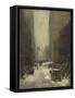 Snow in New York, 1902-Robert Cozad Henri-Framed Stretched Canvas