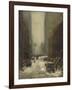 Snow in New York, 1902-Robert Cozad Henri-Framed Giclee Print