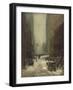 Snow in New York, 1902-Robert Cozad Henri-Framed Giclee Print