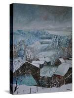 Snow In Ouroy-Pol Ledent-Stretched Canvas