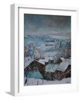 Snow In Ouroy-Pol Ledent-Framed Art Print