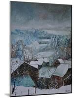 Snow In Ouroy-Pol Ledent-Mounted Art Print