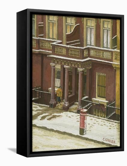 Snow in Pimlico-Charles Ginner-Framed Stretched Canvas