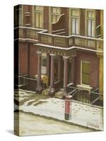 Snow in Pimlico-Charles Ginner-Stretched Canvas