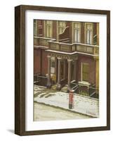 Snow in Pimlico-Charles Ginner-Framed Giclee Print