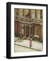 Snow in Pimlico-Charles Ginner-Framed Giclee Print