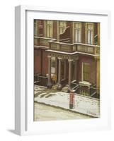 Snow in Pimlico-Charles Ginner-Framed Giclee Print