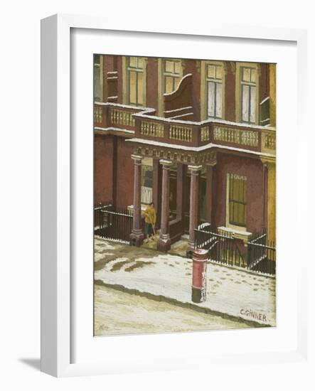 Snow in Pimlico-Charles Ginner-Framed Giclee Print