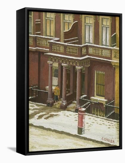 Snow in Pimlico-Charles Ginner-Framed Stretched Canvas