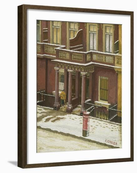 Snow in Pimlico-Charles Ginner-Framed Giclee Print