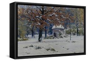 Snow in September, 1898-Konstantin Yakovlevich Kryzhitsky-Framed Stretched Canvas