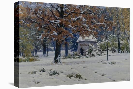 Snow in September, 1898-Konstantin Yakovlevich Kryzhitsky-Stretched Canvas