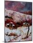 Snow in the Ardennes 78-Pol Ledent-Mounted Art Print