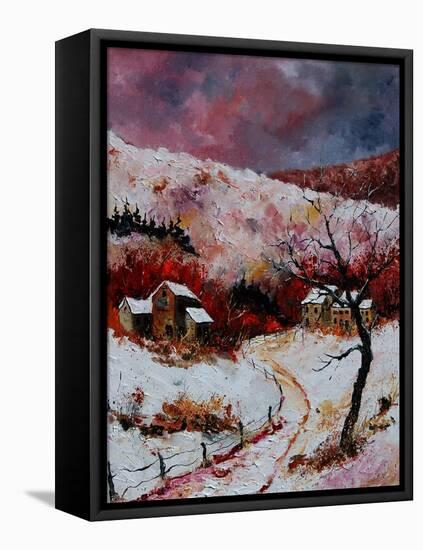 Snow in the Ardennes 78-Pol Ledent-Framed Stretched Canvas