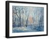 Snow in the Garden, 1993-Patricia Espir-Framed Giclee Print