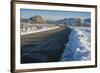 Snow in the high desert, California-Zandria Muench Beraldo-Framed Premium Photographic Print