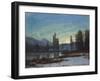 Snow in the Rockies-Albert Bierstadt-Framed Giclee Print