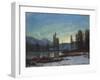 Snow in the Rockies-Albert Bierstadt-Framed Giclee Print