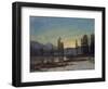 Snow in the Rockies-Albert Bierstadt-Framed Giclee Print