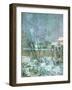 Snow in the Rue Carcel, 1883-Paul Gauguin-Framed Giclee Print