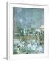 Snow in the Rue Carcel, 1883-Paul Gauguin-Framed Giclee Print