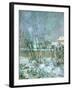 Snow in the Rue Carcel, 1883-Paul Gauguin-Framed Giclee Print