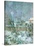 Snow in the Rue Carcel, 1883-Paul Gauguin-Stretched Canvas