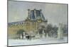 Snow in the Tuilleries, Paris, 1996-Trevor Chamberlain-Mounted Giclee Print