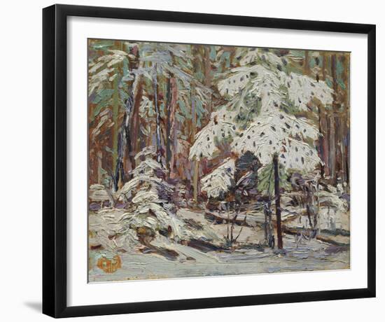 Snow in the Woods-Tom Thomson-Framed Giclee Print