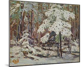 Snow in the Woods-Tom Thomson-Mounted Giclee Print